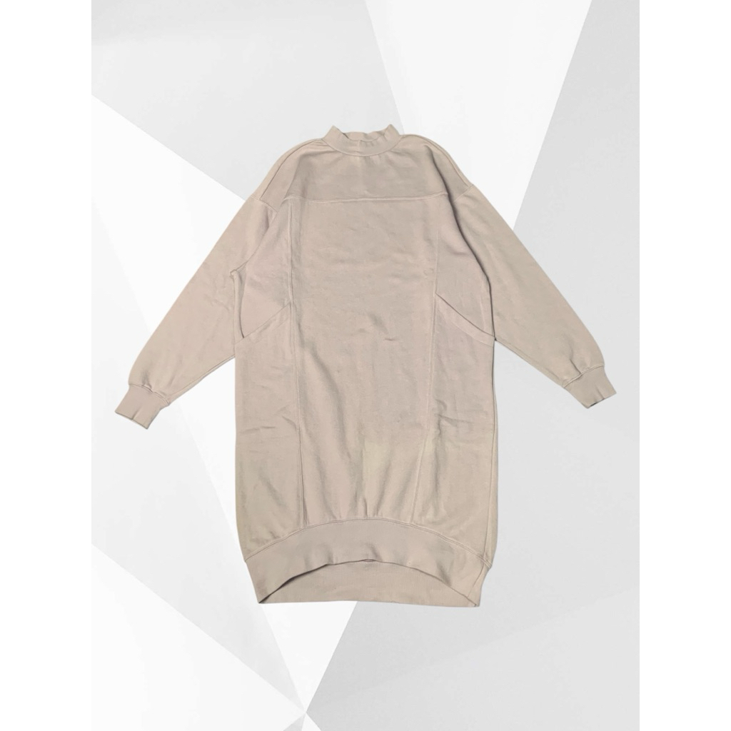 long Dress Wanita Monki cut label - Cream SEWATER WANITA SWEATER PANJANG SWEATER ORI SWETER MONKL OR