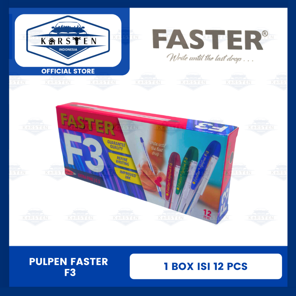 

Pulpen | Bolpen | Pena Faster F3