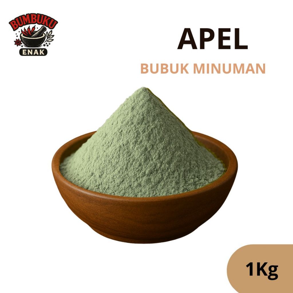 

Bubuk Minuman Rasa Apel 1kg– Segar & Manis, Cocok Untuk Es Buah, Topping & Jualan Minuman