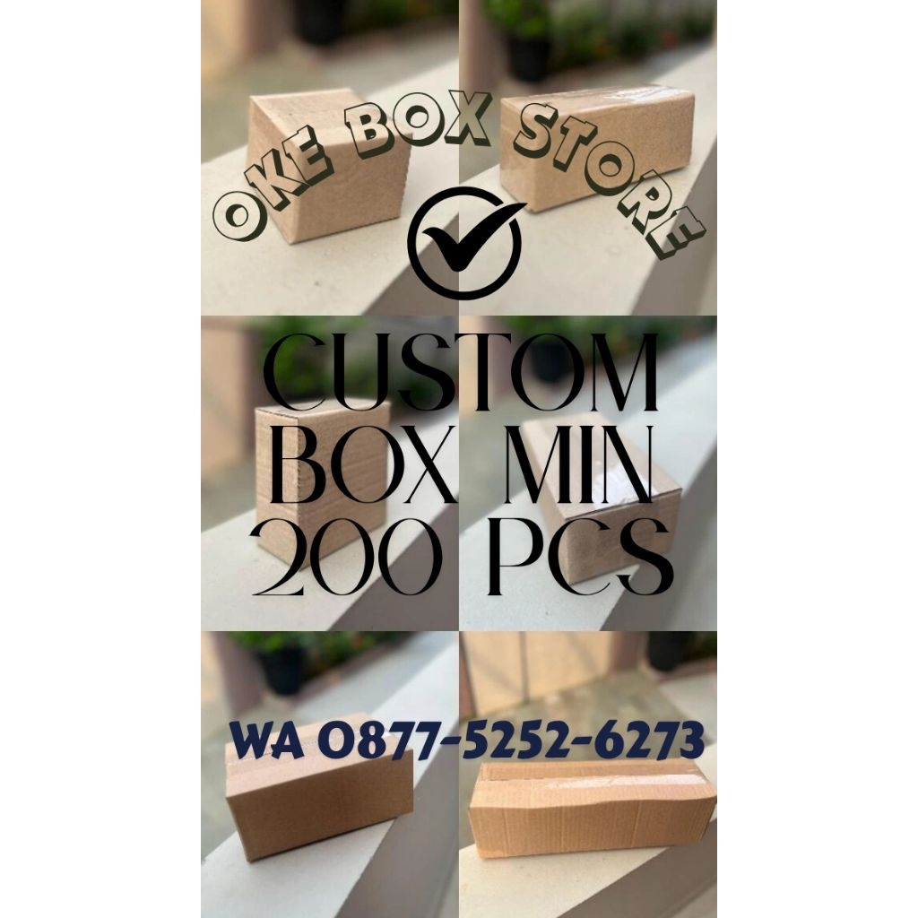 

Karton Box Custom ( per 25 pcs )