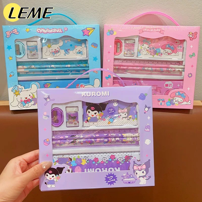 

LEME Kotak Pensil Anak Set Stationery / Alat Tulis Lucu/ Paket ATK Sekolah / Alat Tulis Sekolah Lucu