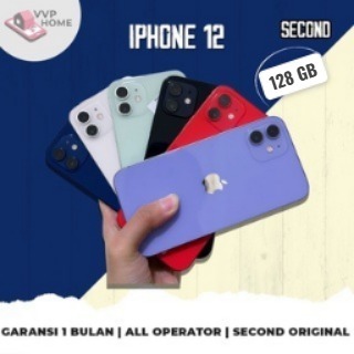 APPLE IPHONE 12 128gb SECOND MULUS 100% FULLSET BERGARANSI 1BULAN