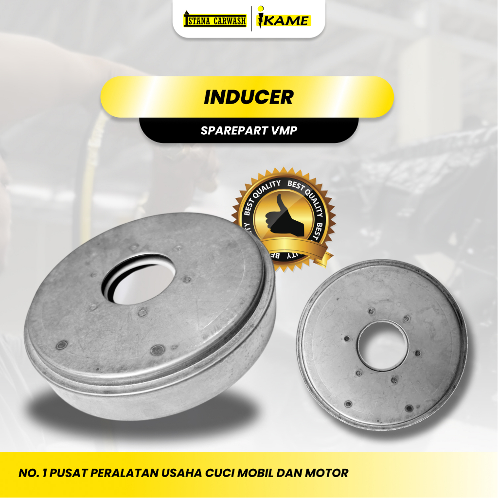 Inducer Sparepart Pompa VMP IKAME - Komponen Pompa Air High Pressure Cuci Mobil | Istana Carwash Mal