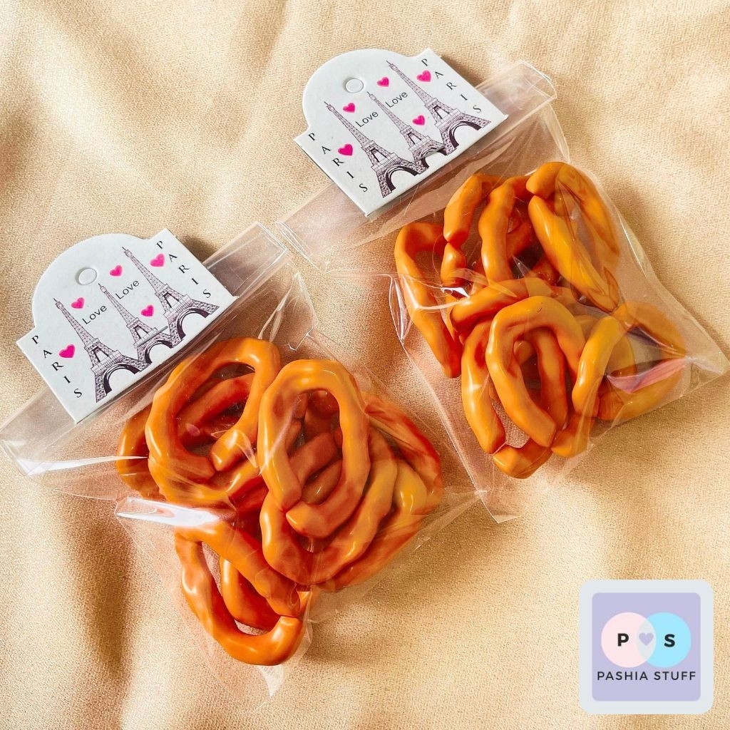 Bahan aksesoris - Rantai yupi besar | bahan strap masker | rantai tali tas