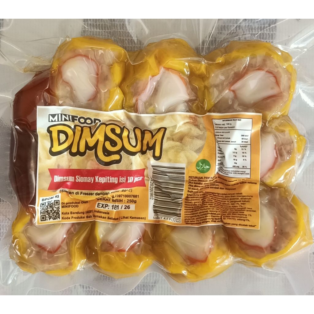 

Mini Food Dimsum varian kepiting