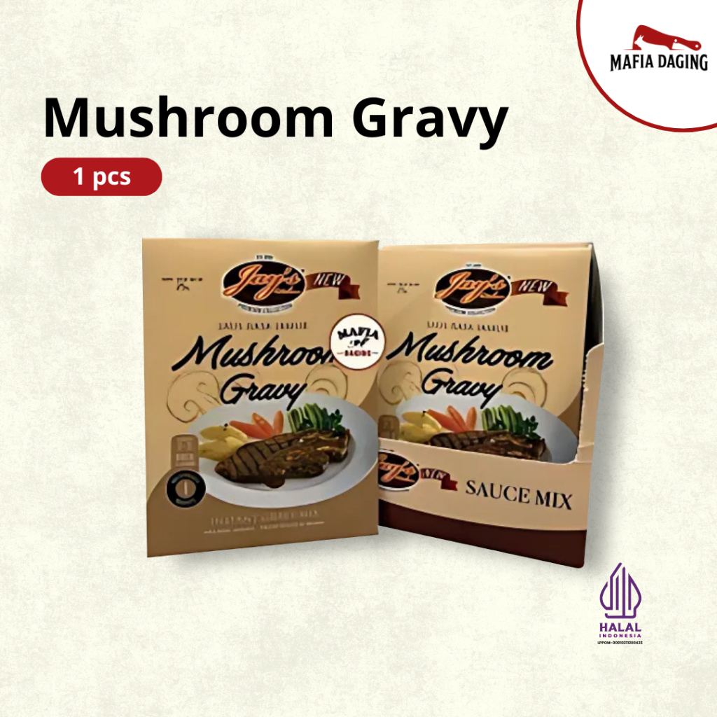 

[Mafia Daging] Marinade Mix Jay's Grill Master Mushroom Gravy - Harga Spesial !