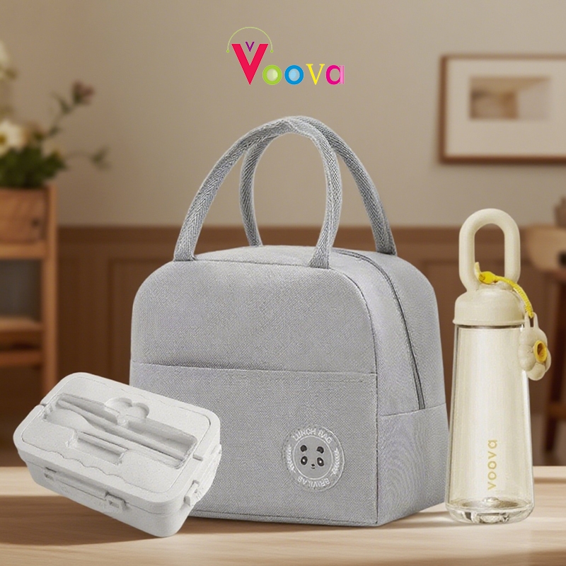 VOOVA Paket Bekal Terbaru/Bundling Bekal/3 In 1Set Bekal/ Set Makan Siang/ Set Makan Lengkap Dengan 