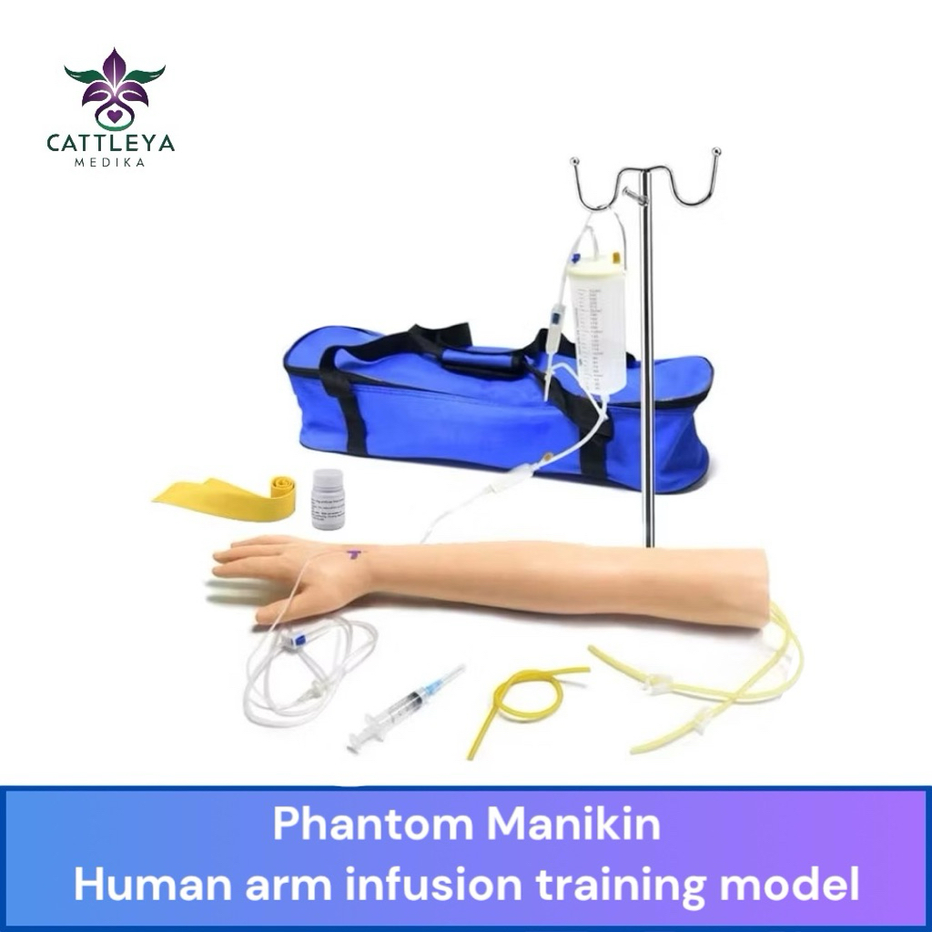 1 Set Manekin Lengan Infus Manekin Medis Silikon Manekin Lengan Manekin Tangan Infus Latihan Infus S