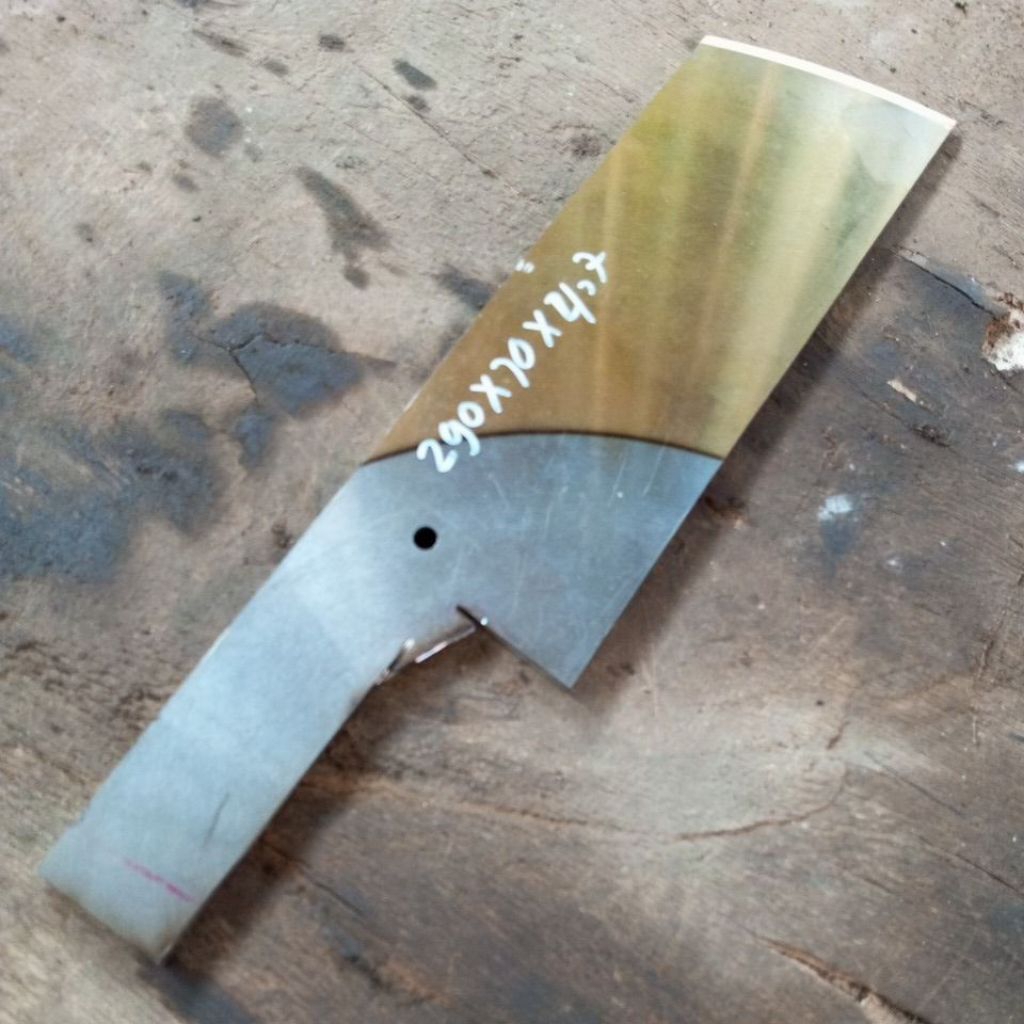 BAHAN HSS D2  TEBAL 4,7 MM GOLD,PELANGI