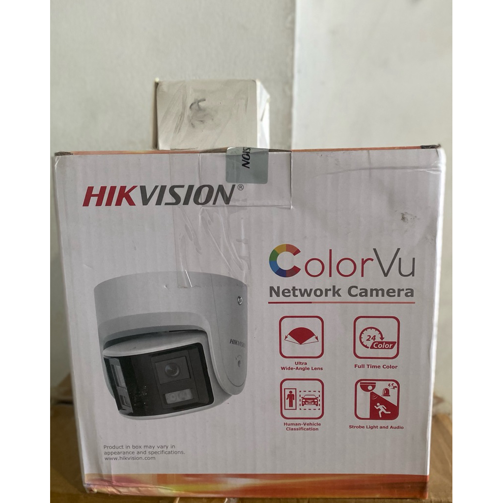 HIKVISION DS-2CD2347G2P-LSU/SL 4MP PANORAMIC COLORVU ACTIVE DEFENSE TURRET IP CAMERA