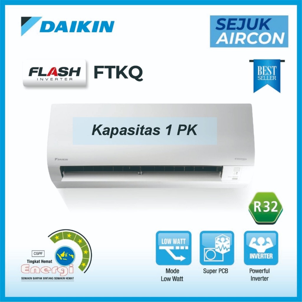 AC DAIKIN 1 PK type FTKQ25UVM INVERTER