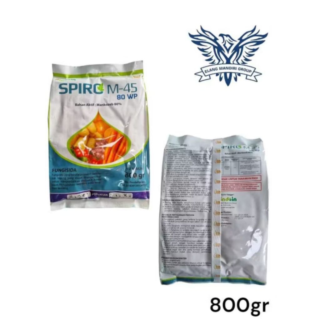 SPIRO M-45 80WP 1KG Fungisida Mankozeb 80% Dithane INDOIN