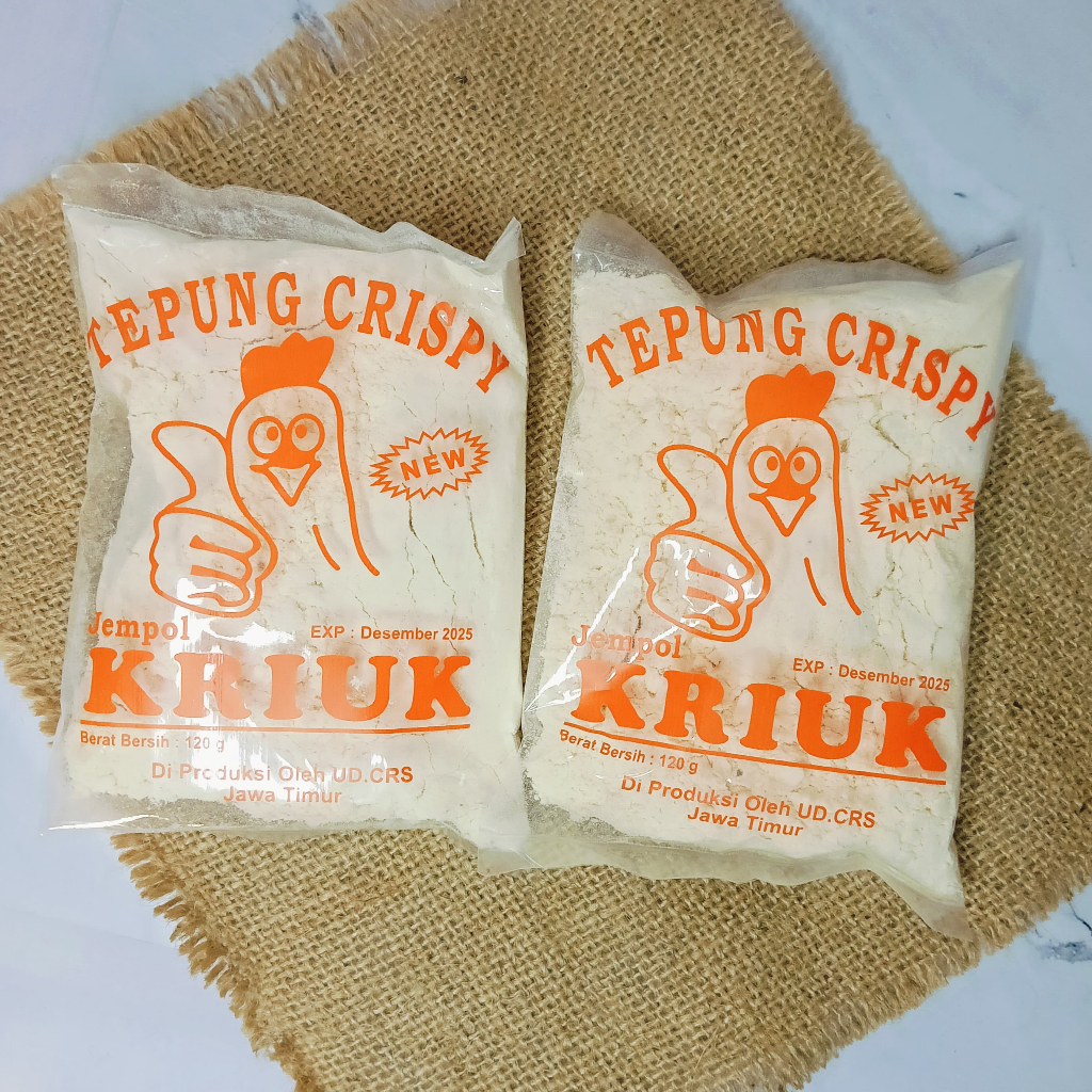 

TERMURAH! TEPUNG BUMBU CRISPY KRIUK 120GRAM TEPUNG BUMBU SERBAGUNA PREMIUM