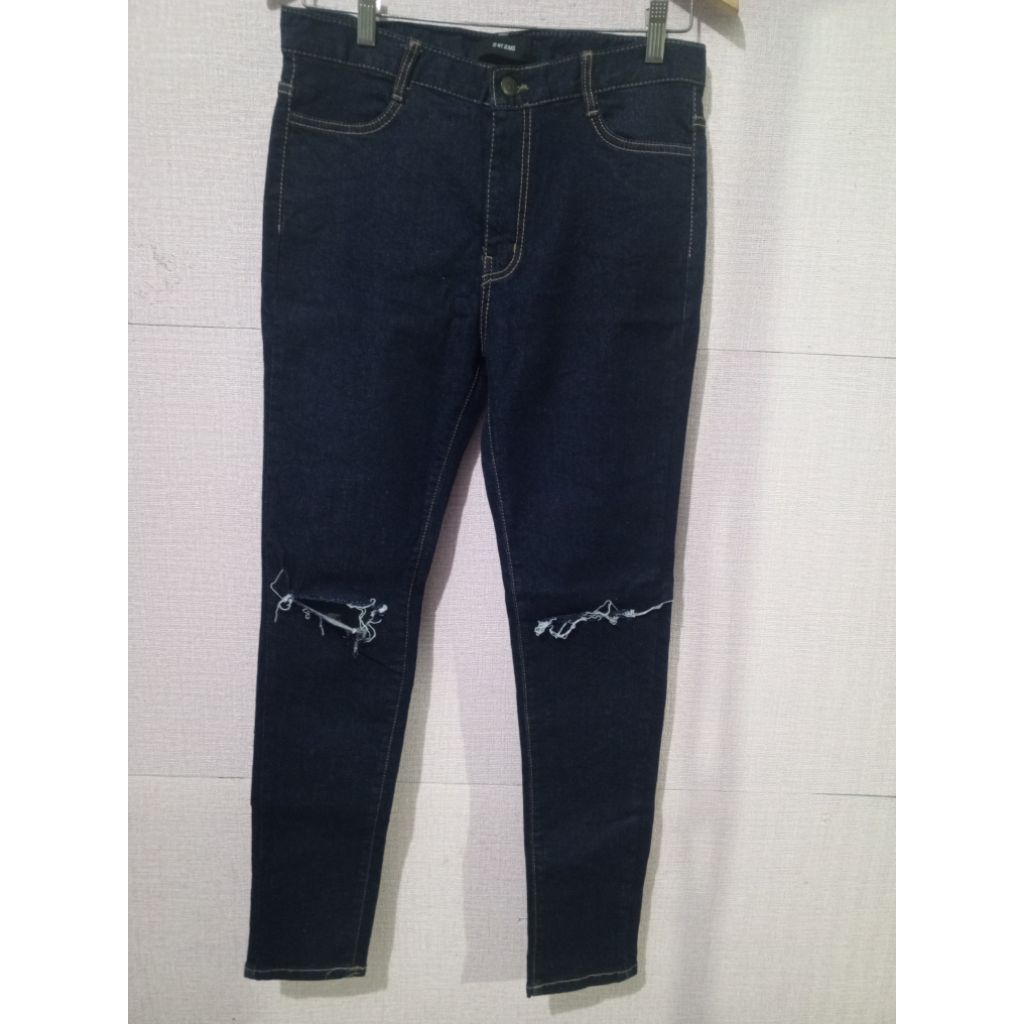 Celana panjang jeans wanita o my jeans size 31,32 second