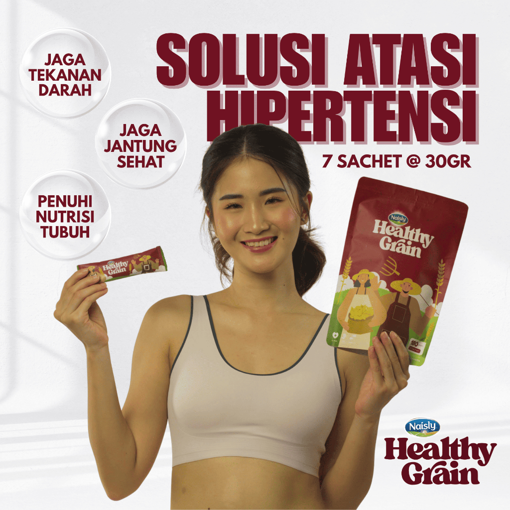 

HealthyGrain Minuman Oat Multigrain Praktis dan Alami Terbukti Atasi Masalah Hipertensi - 1 Pouch