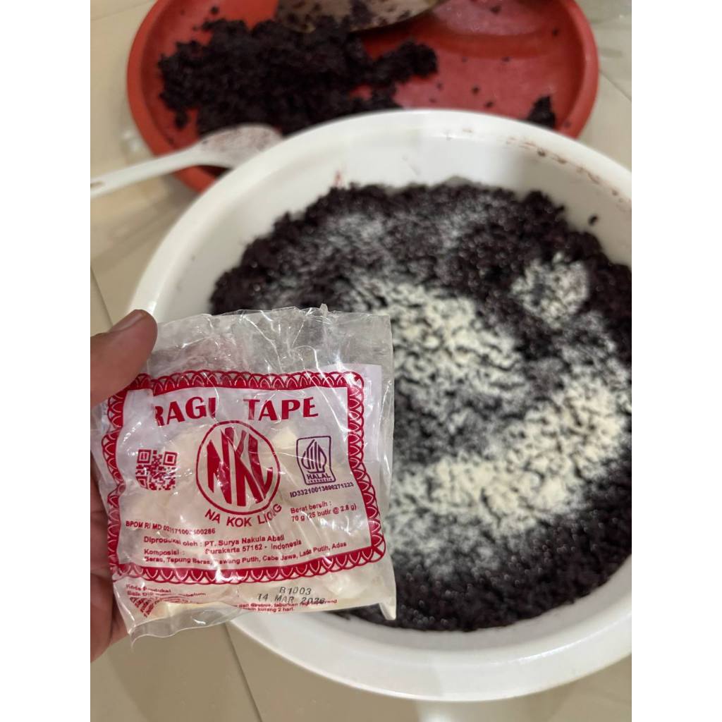 

Ragi Tape NKL Isi 25 Biji Na Kok Liong Pakan Semut Jepang