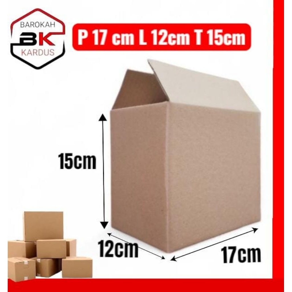 

Kardus Box Kotak 17x12x15 Cm / Kardus Box Packing Polos Tebal Premium