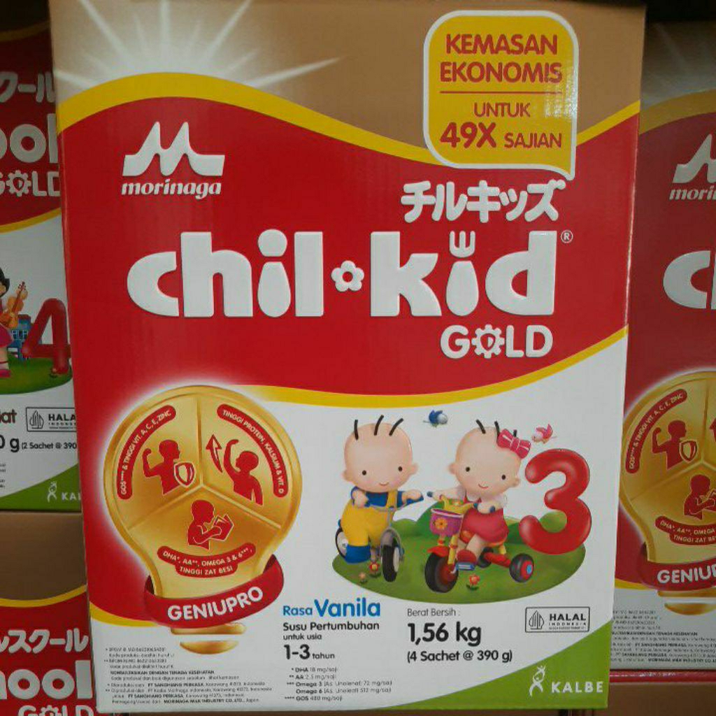 

Morinaga Chilkid Gold Kemasan Hemat 1.560gr