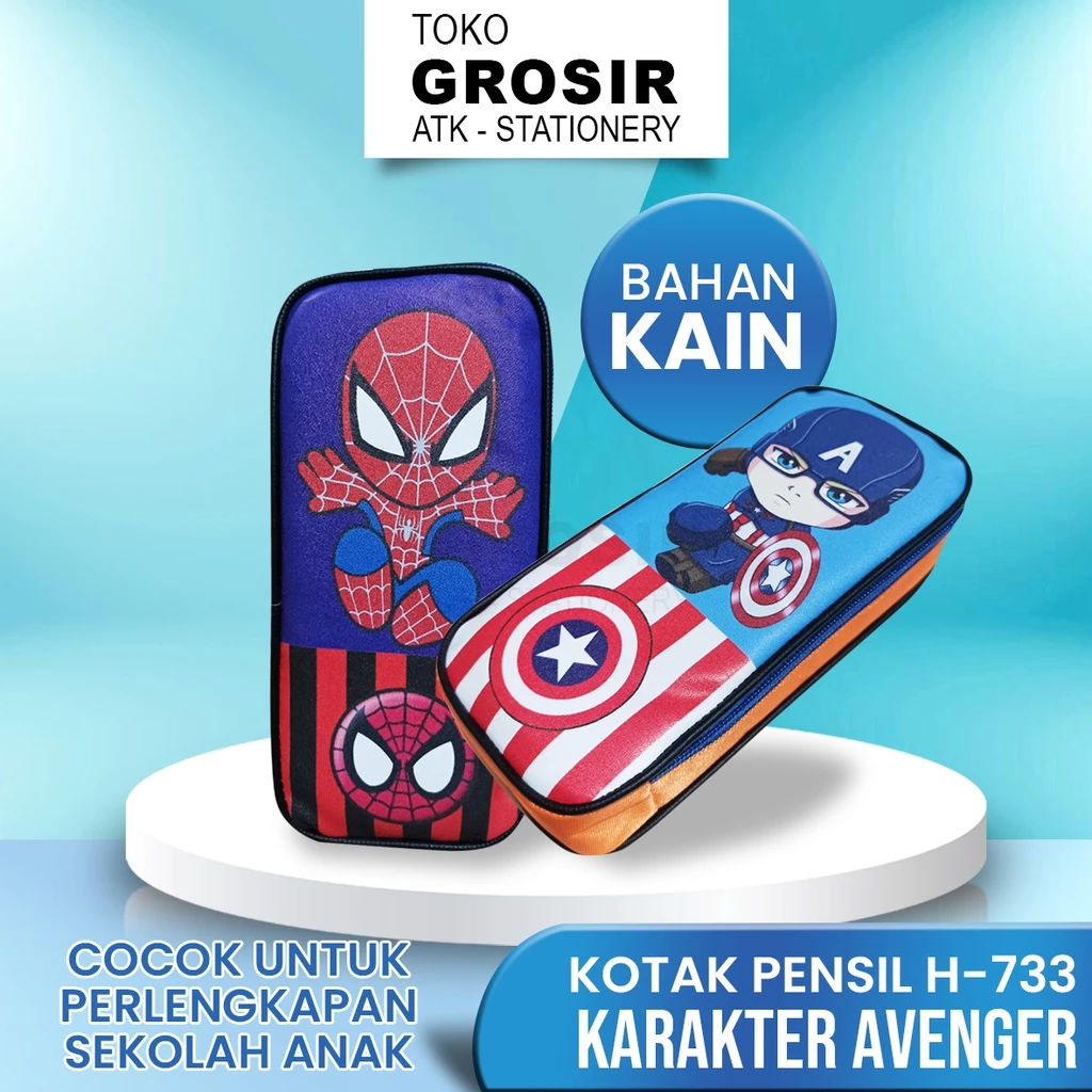 

Tempat Pensil Karakter AVENGERS/Tepak Pensil Karakter AVENGERS Berkualitas H-733 AVG 2