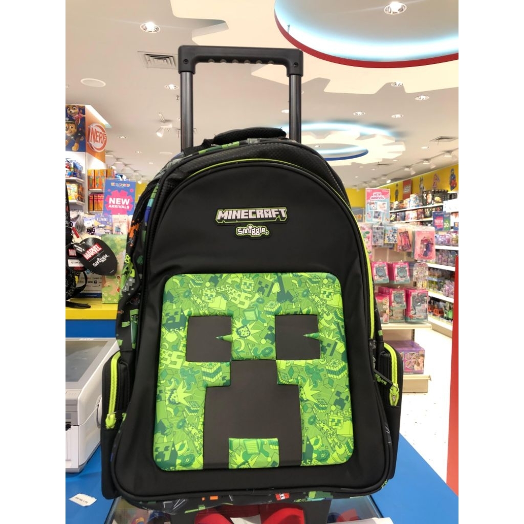 Bagpack troly smiggle minecraft original