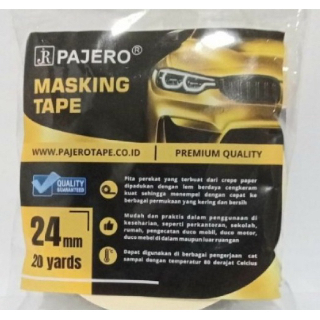 

Solasi Kertas PAJERO Masking Tape 24mm