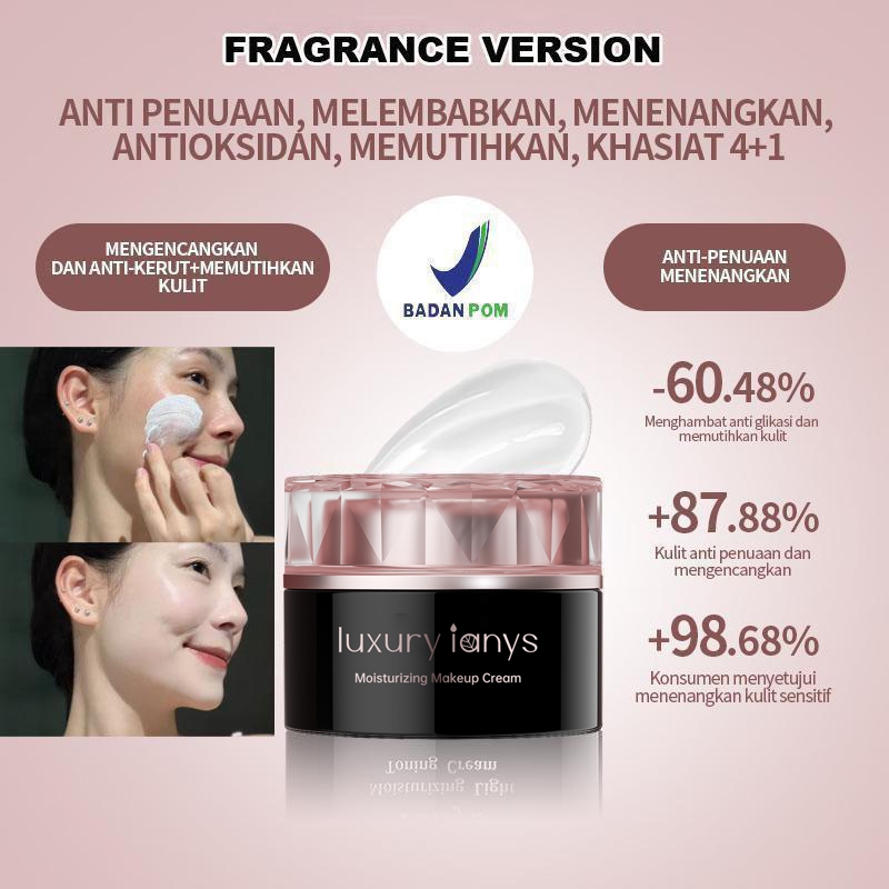 【Fragrance Version】luxury ianys day cream niacinamide Whitening 50g cream Skincare Glowing krim jera