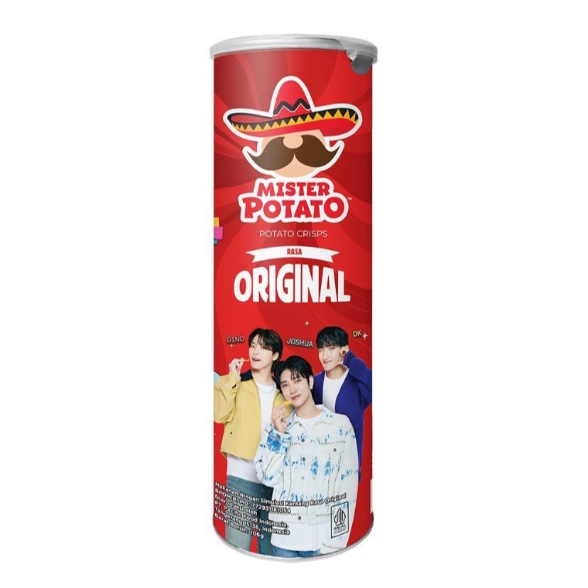

Mister Potato Crisps X Seventeen (Joshua, Dino & DK) 106gram