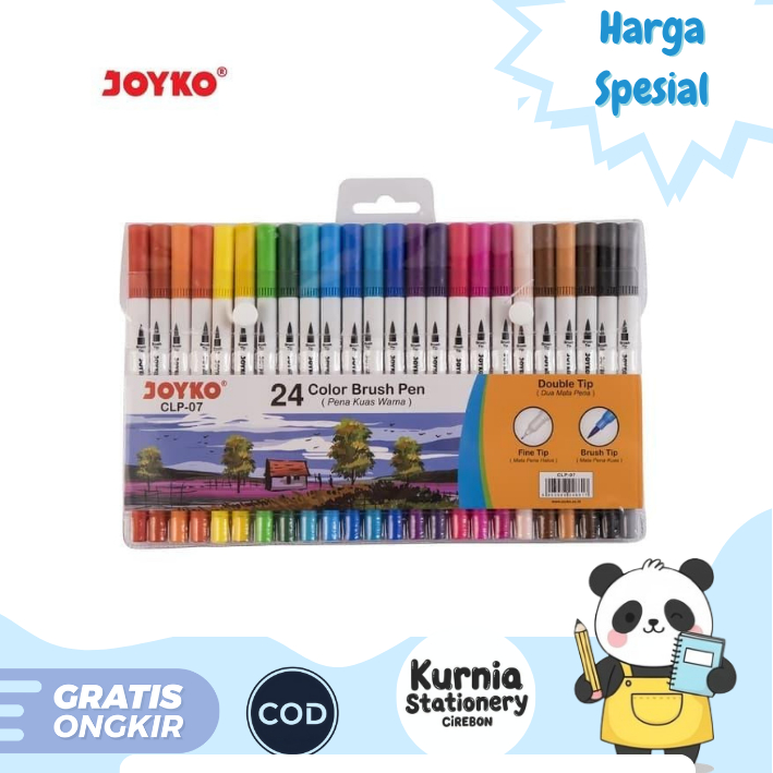 

Joyko Color Brush Pen CLP-07 isi 24 PCS/Warna