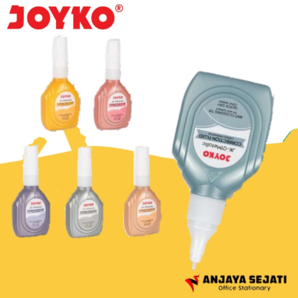 

Tipex Joyko Botol JK-01 Metallic | Perlusin