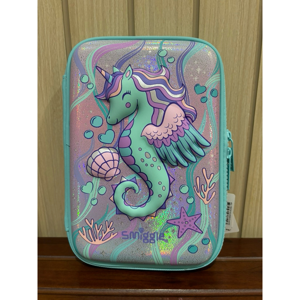 

Smiggle Hardtop pencil case - seahorse