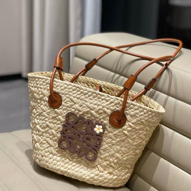 Pre Order Tas Anyaman Rotan Kecil Wanita Model Straw Bag Liburan Musim Panas Summer Bag Handmade Cas