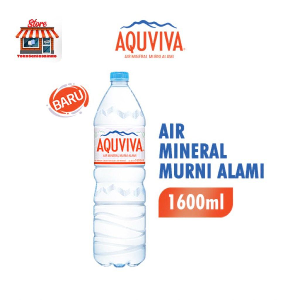 

AQUAVIVA AIR MINERAL KEMASAN BOTOL ISI 6PCS x 1600 ml