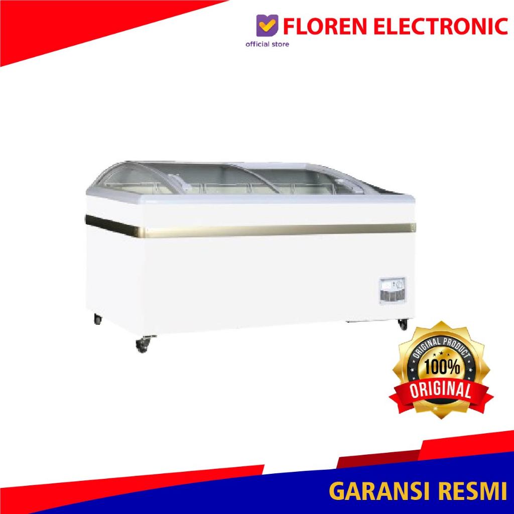 Gea Curve Sliding Glass Freezer SD 600 BY / SD 600BY