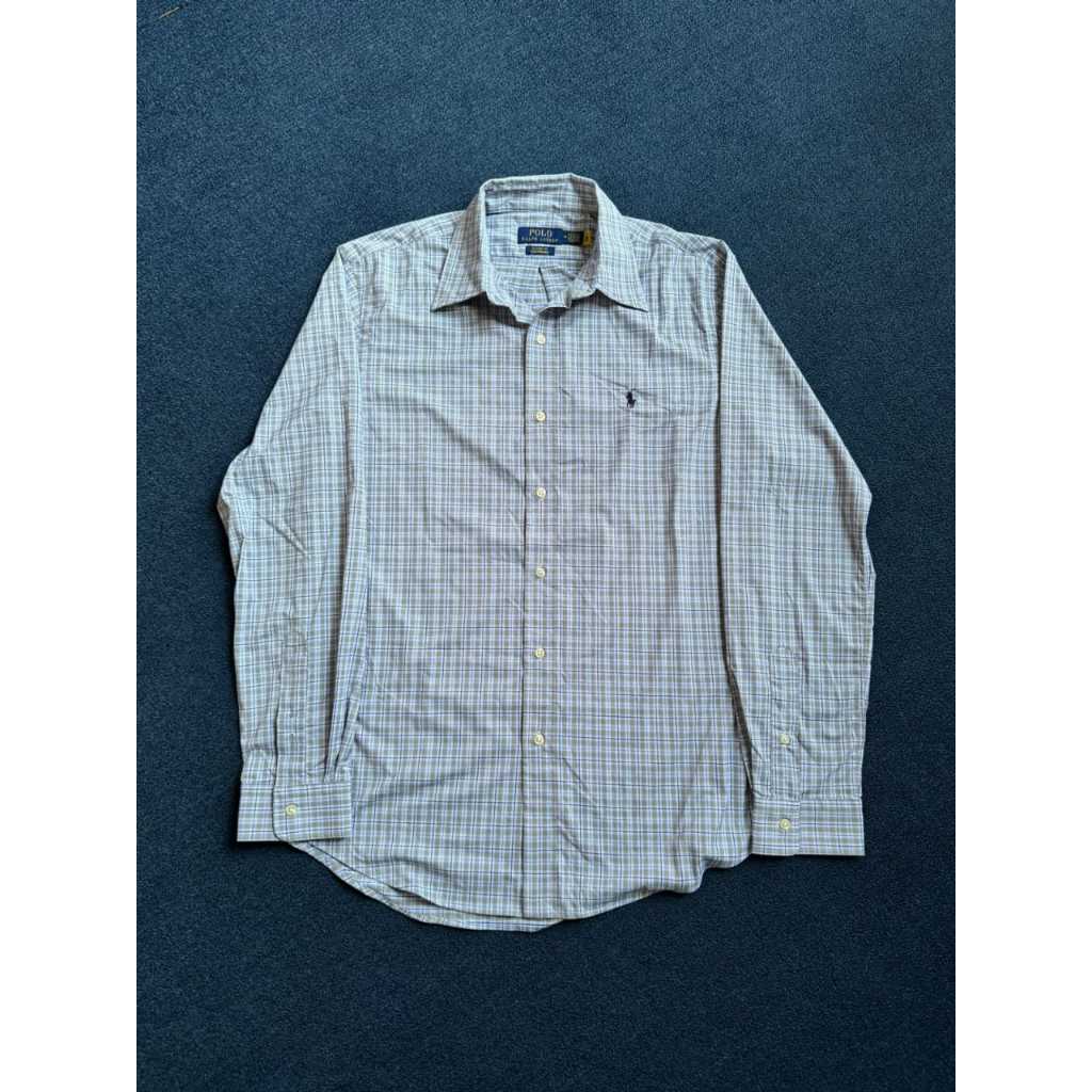 KEMEJA POLO RALPH LAUREN FLANNEL SAGE GREEN