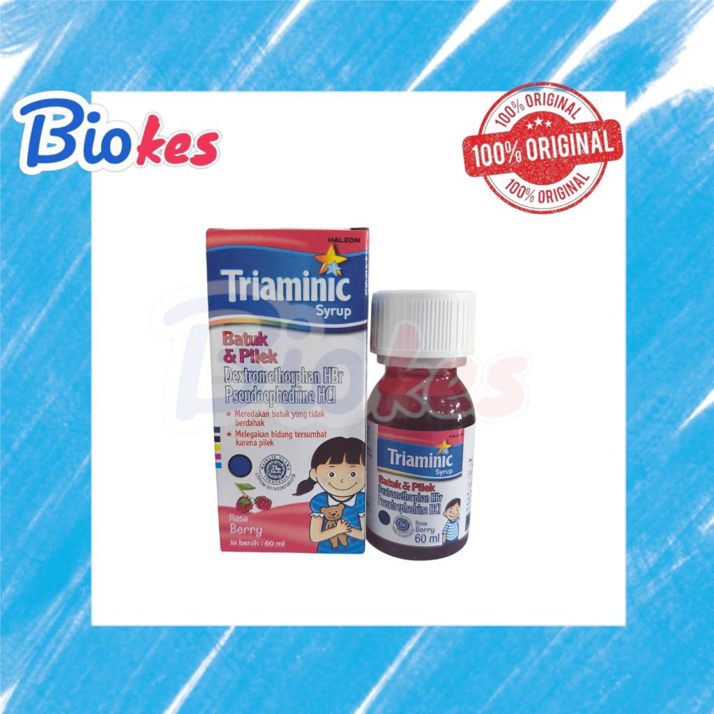 TRIAMINIC BATUK & PILEK SIRUP 60ML obat batuk dan pilek
