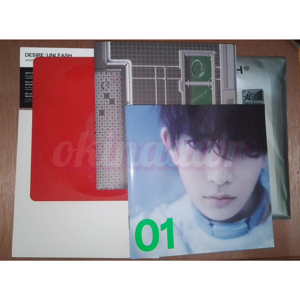 ALBUM PC PHOTOCARD ENHYPEN DESIRE:UNLEASH D:U ENGENE VER JAKE HEESEUNG