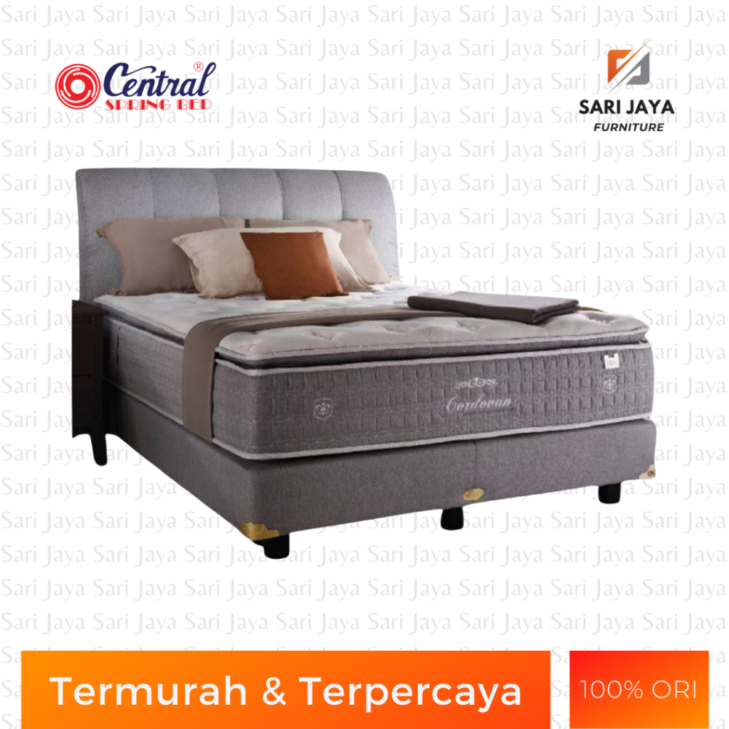Spring Bed / Matras / Kasur Central Aristocrate Cordovan Spring Latex