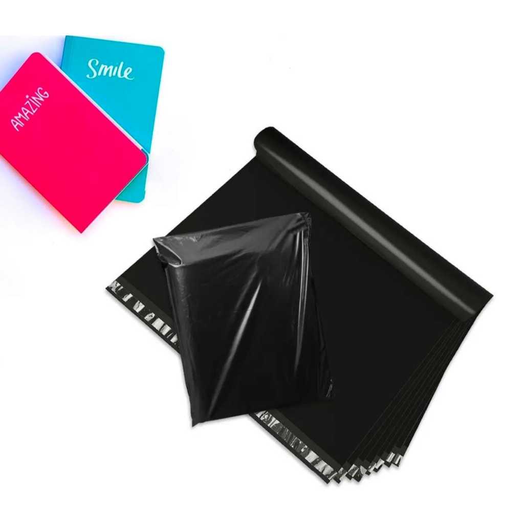 

Plastik Packing Olshop Online Shop ol on Shop Polymailer Warna hitam 20x30 20x35 20x40 20x45