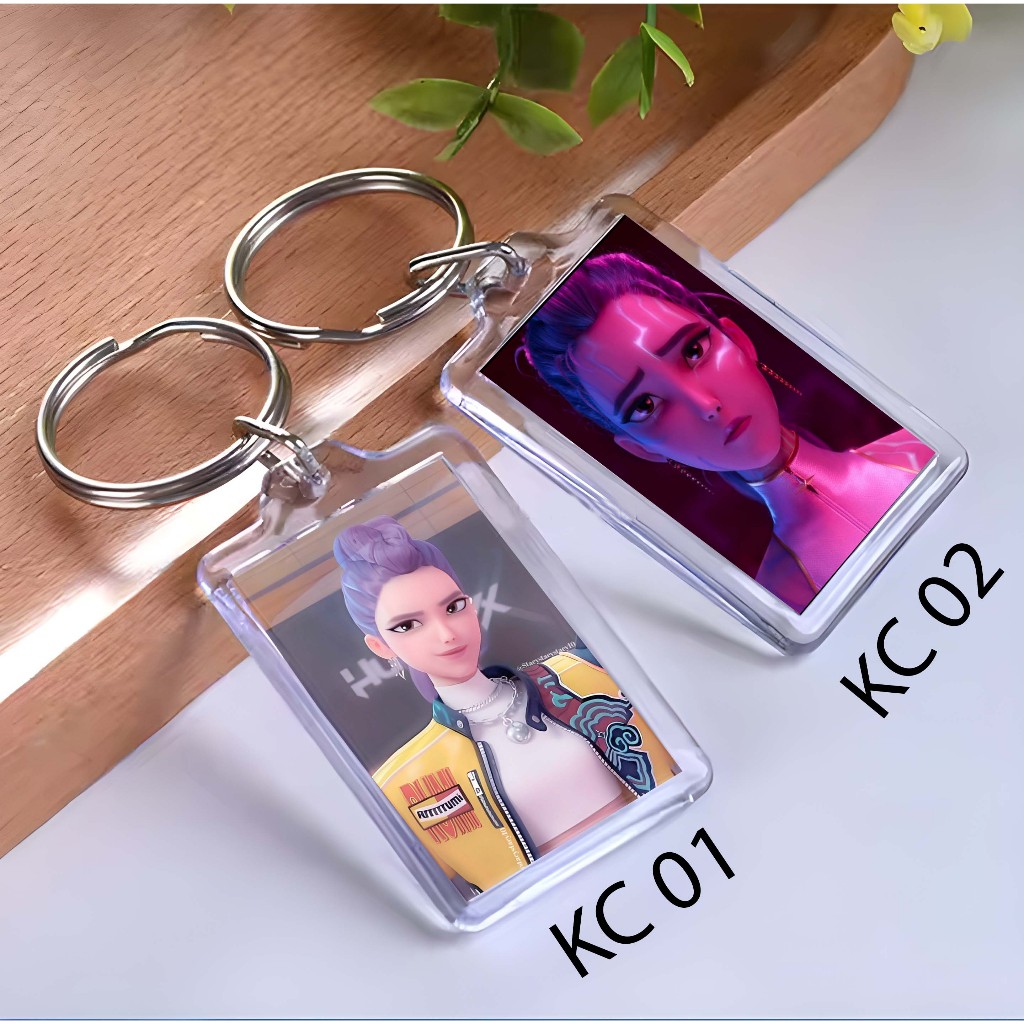 Keychain DEMON KPOP HUNTERS - Ganci KPOP  - Gantungan Kunci -DEMON KPOP HUNTERS