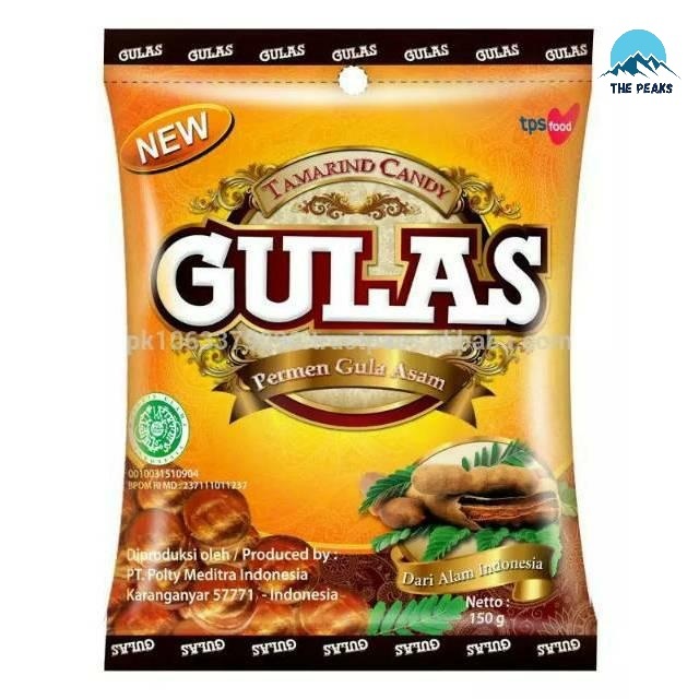 

(The Peaks) Permen Gulas Gula Asam Tamarin Candy Asem Manis 125 Gr
