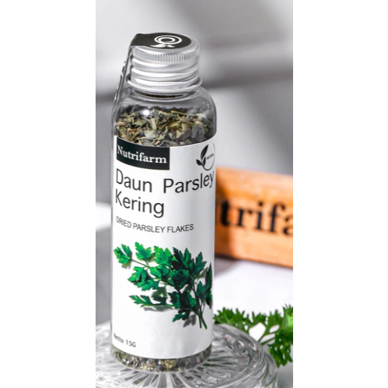 

Nutrifarm Daun Parsley Kering Dried Parsley Flakes 15 gr