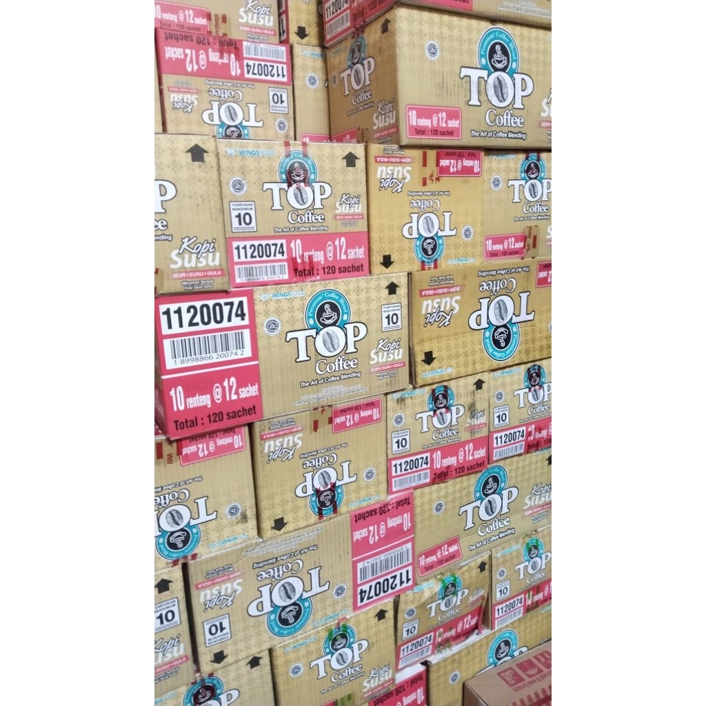 

Kopi Top Susu 1dus (120sashet)
