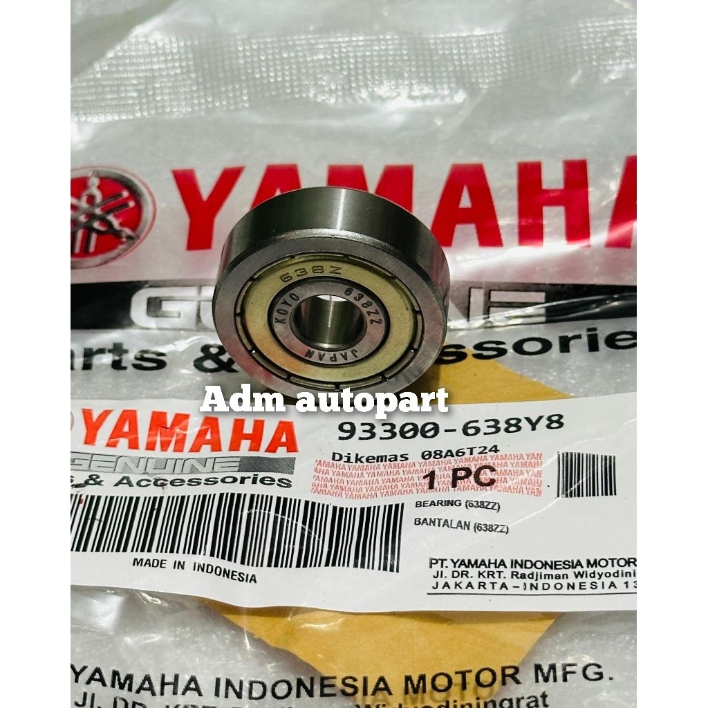 Bearing laher Bak CVT Mio sporty Mio smile mio soul karbu fino karbu Nuvvo,  YGP Original