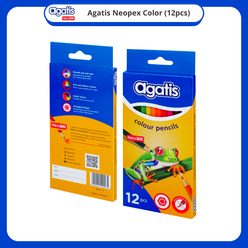 

AGATIS NEOPEX PERMANENT COLOUR PENCIL C18 FULL LENGHT ASB 111GNH-C-1801