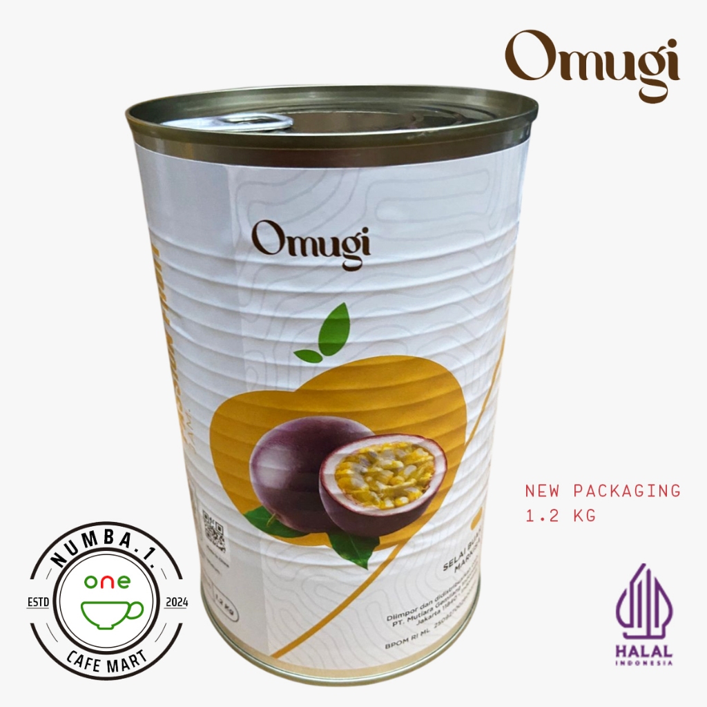 

1.2 kg Omugi Passionfruit Jam (topping minuman markisa) NEW