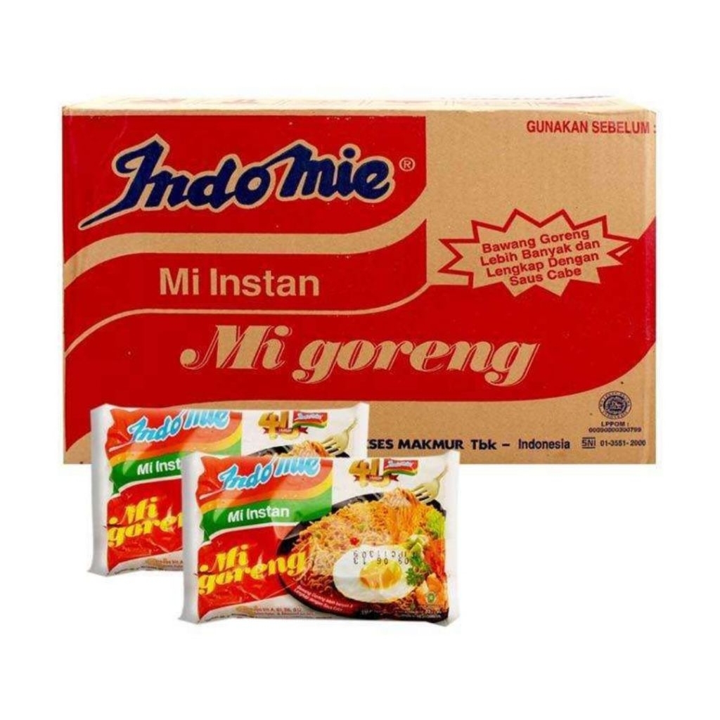 

INDOMIE GORENG 1 DUS ISI 40PCS