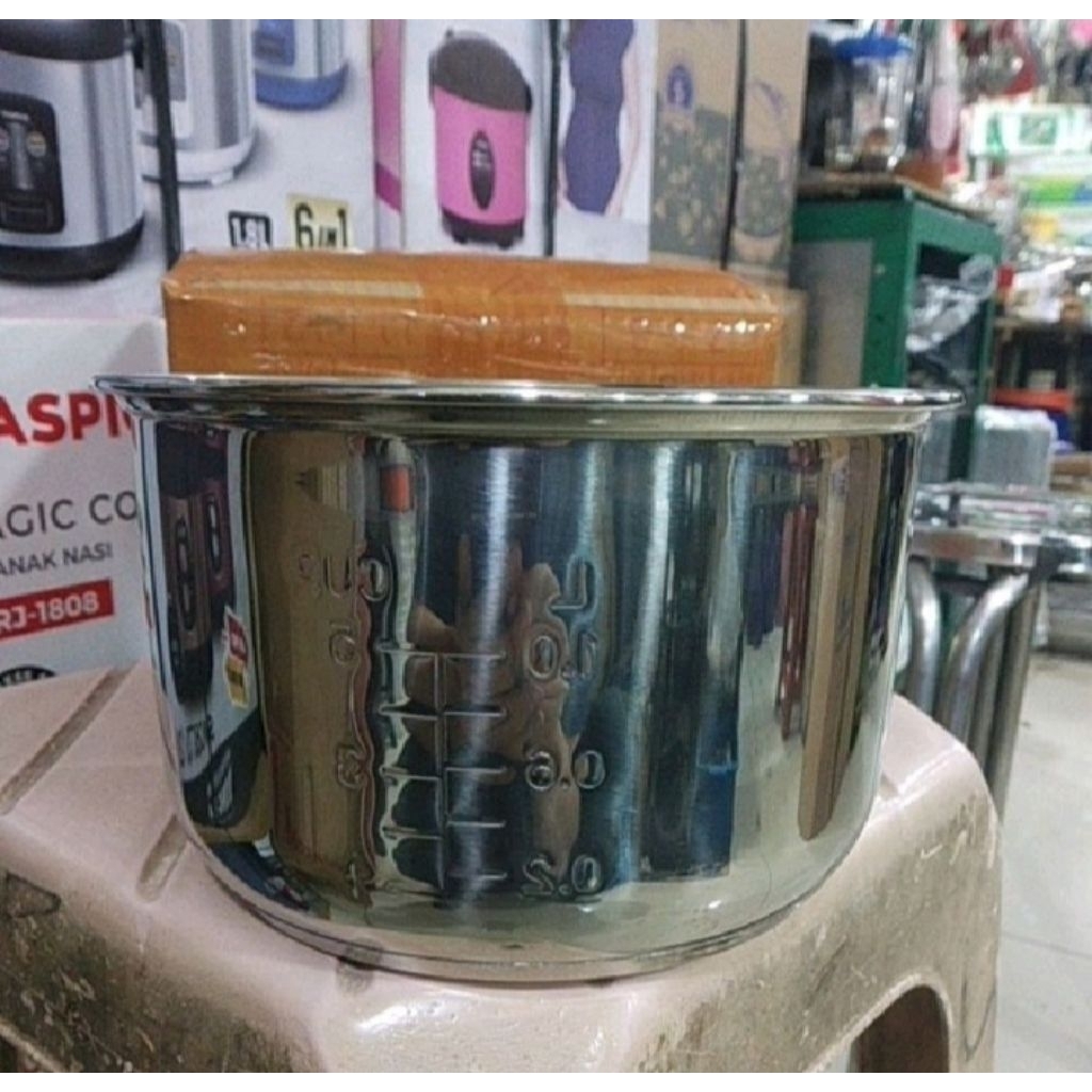 panci magic com yongma 1 liter stainless steel smc 5061/302