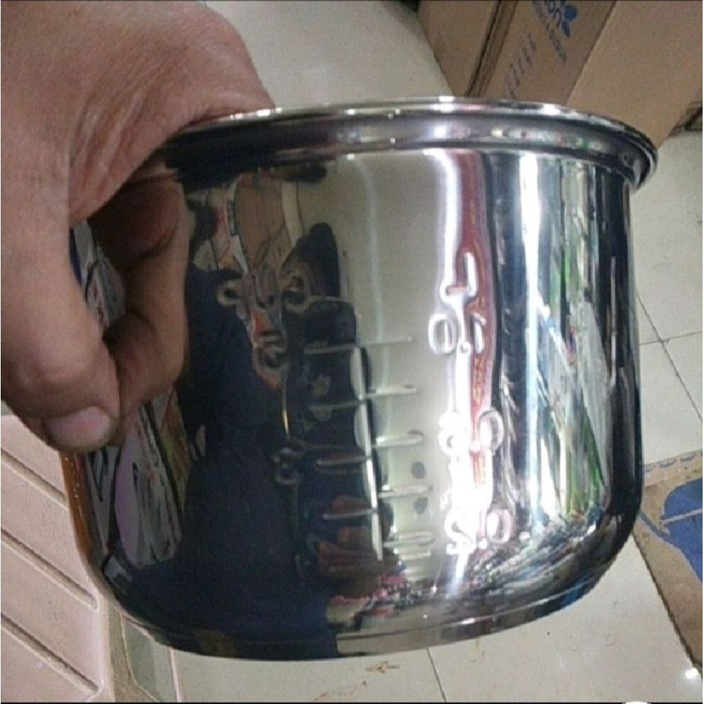 panci magic com stainless 1 liter, innerpot magic com stainless 1 liter