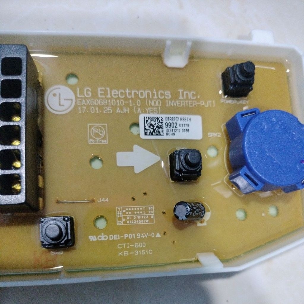 modul display mesin cuci LG T2350VSAM ebr83079902