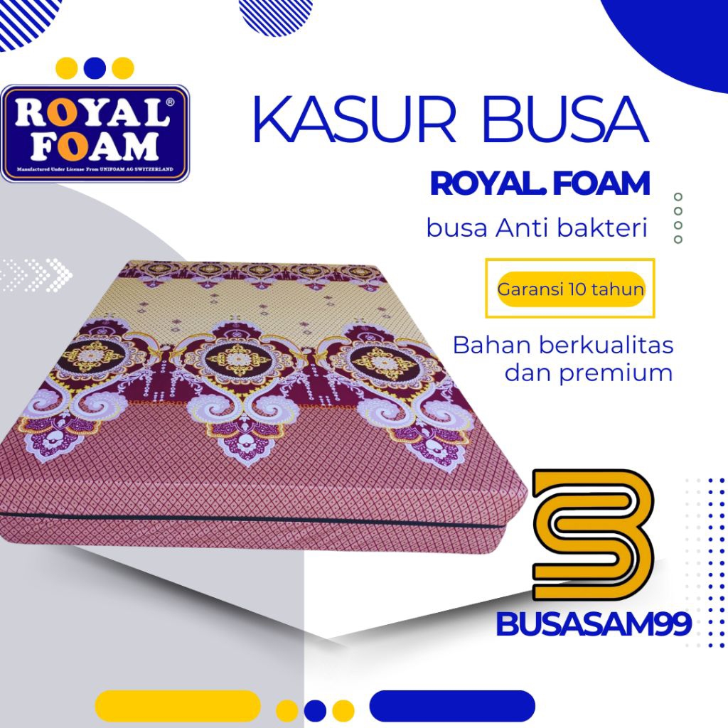 KASUR BUSA ROYAL  DAN QUANTUM FOAM SUPER YELLOW SPON MATRAS BUSASAM HIGH QUALITY KASUR BUSA SPON